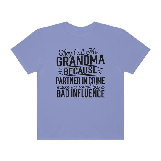 Grandma Tee: Ring-spun cotton t-shirt with a relaxed fit, double-needle stitching, and seamless design. Soft-washed and garment-dyed for extra coziness. Durable and tubular-shaped. From 'Worlds Worst Tees'.