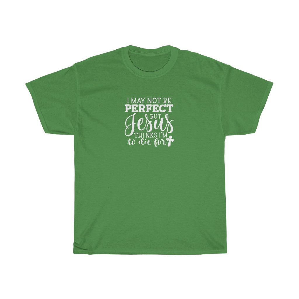 I May Not Be Perfect-  Unisex Heavy Cotton Tee - huserdesigns