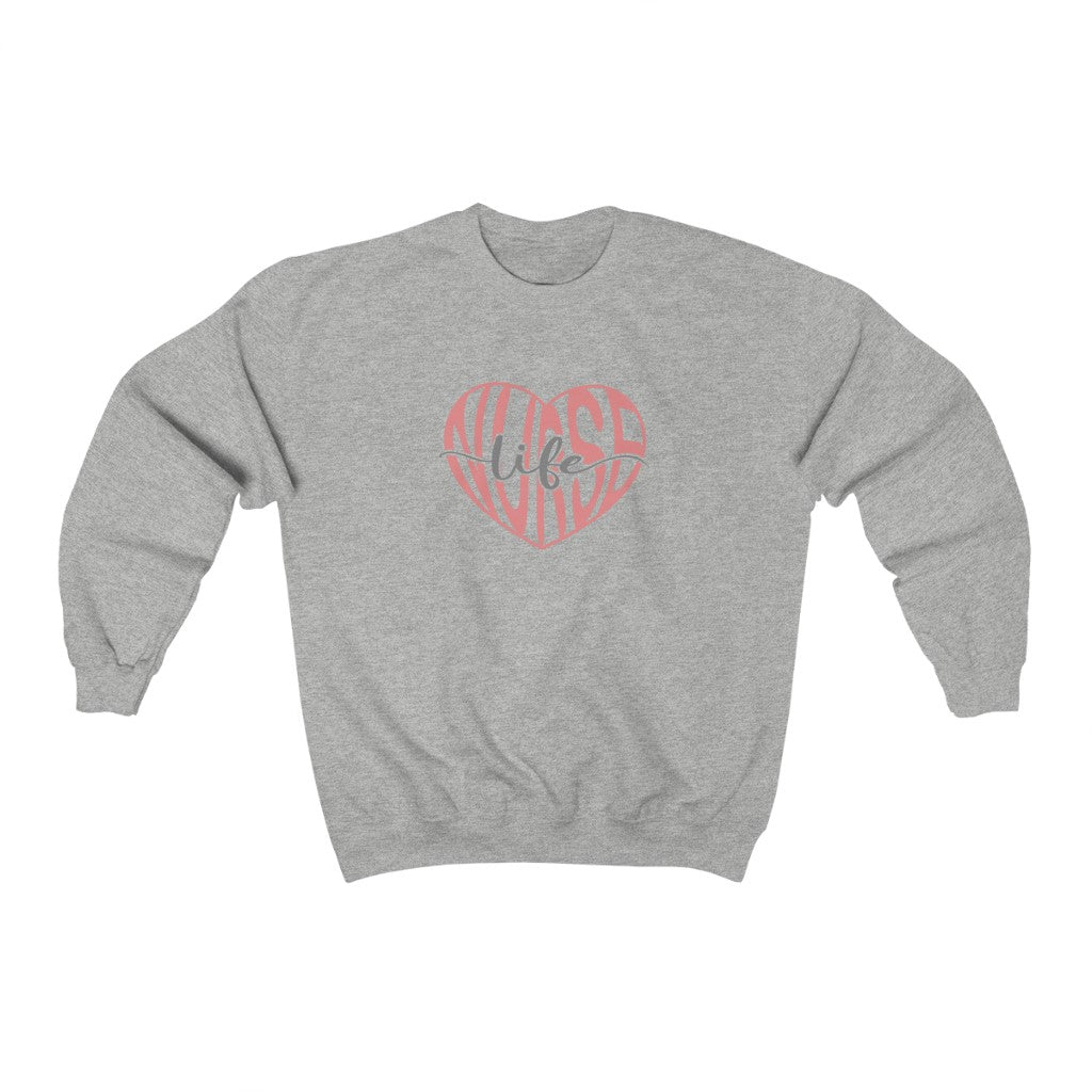 Nurse Life-  Unisex Heavy Blend™ Crewneck Sweatshirt - huserdesigns