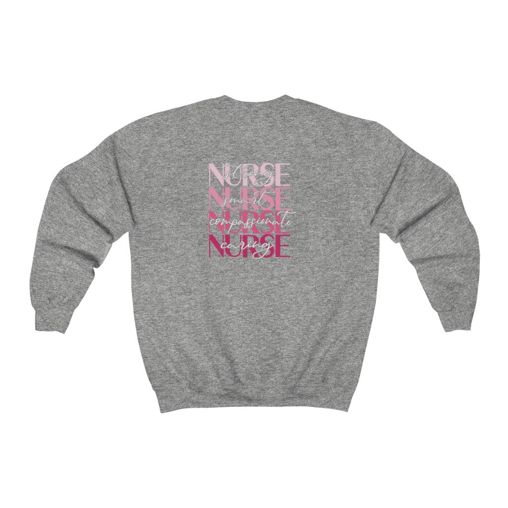 Nurse- Unisex Heavy Blend™ Crewneck Sweatshirt - huserdesigns
