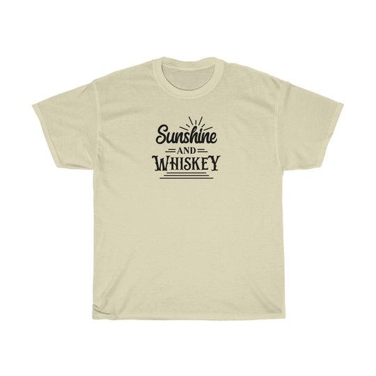 Sunshine and Whiskey- Unisex Heavy Cotton Tee - huserdesigns