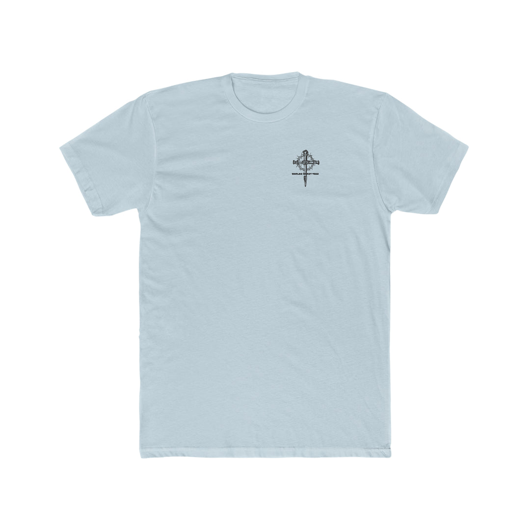 Relaxed fit Man of God Husband Dad Grandpa Tee, 100% ring-spun cotton, medium weight, durable double-needle stitching, seamless design for comfort from Worlds Worst Tees.