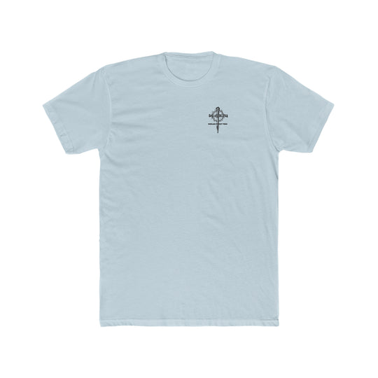 Relaxed fit Man of God Husband Dad Grandpa Tee, 100% ring-spun cotton, medium weight, durable double-needle stitching, seamless design for comfort from Worlds Worst Tees.