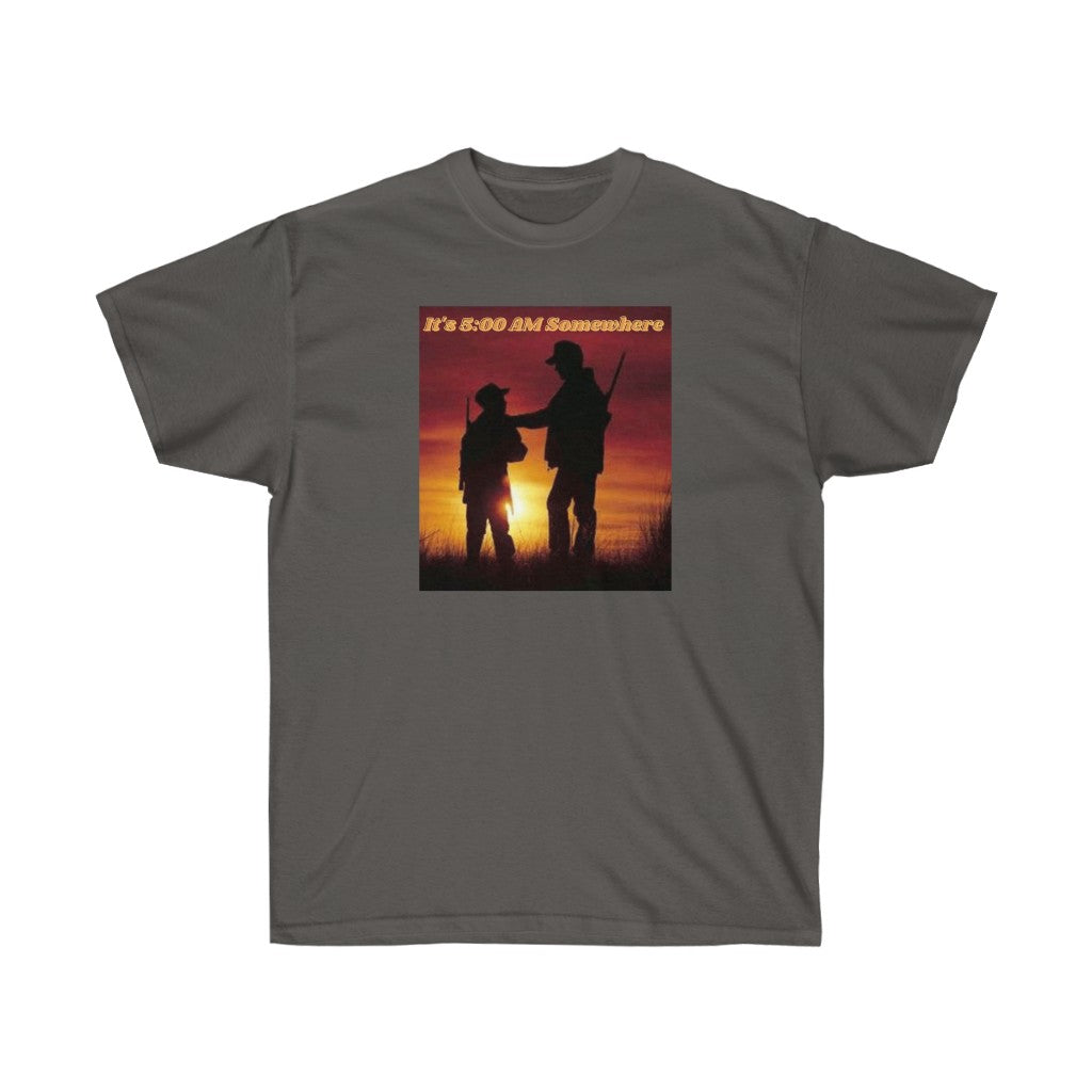 It's 5am Somewhere - Unisex Ultra Cotton Tee - huserdesigns