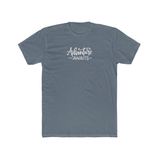 Adventure Awaits-  Cotton Crew Tee - huserdesigns