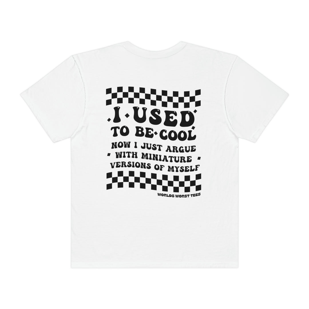 Relaxed fit I Used to Be Cool Mom Tee, 100% ring-spun cotton, garment-dyed for extra coziness. Durable double-needle stitching, no side-seams for a tubular shape. Sizes: S-3XL.