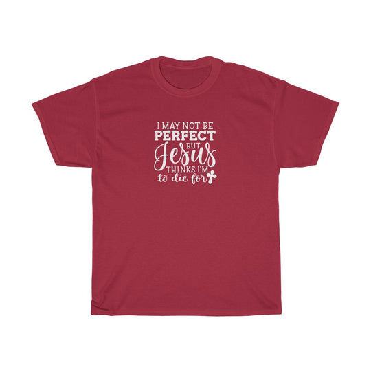 I May Not Be Perfect-  Unisex Heavy Cotton Tee - huserdesigns