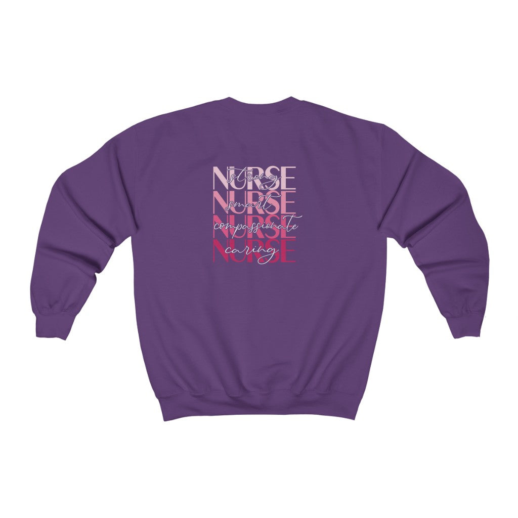 Nurse- Unisex Heavy Blend™ Crewneck Sweatshirt - huserdesigns