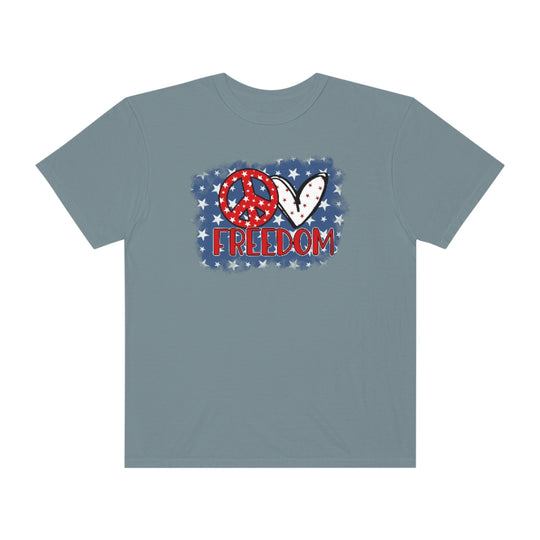 Love Freedom- Garment-Dyed T-shirt - huserdesigns