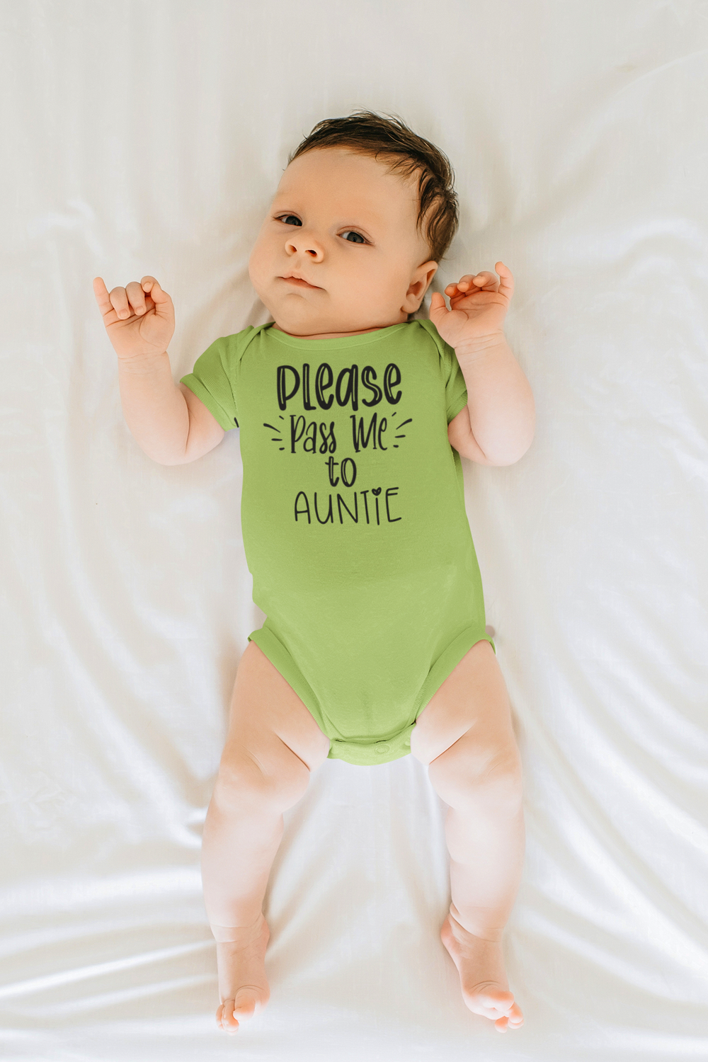 Please Pass Me to Auntie-  Infant Onesie - huserdesigns