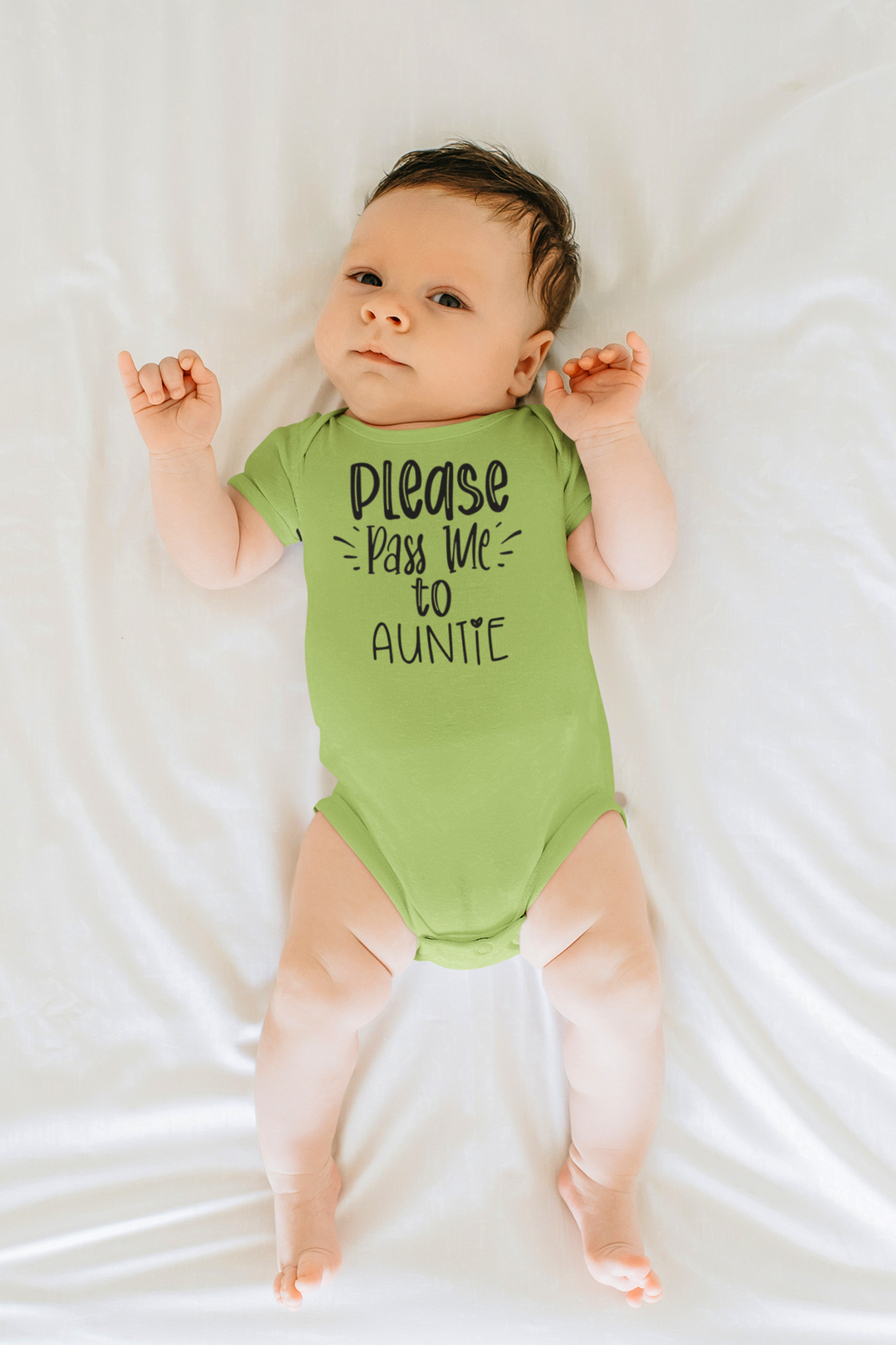 Please Pass Me to Auntie-  Infant Onesie - huserdesigns