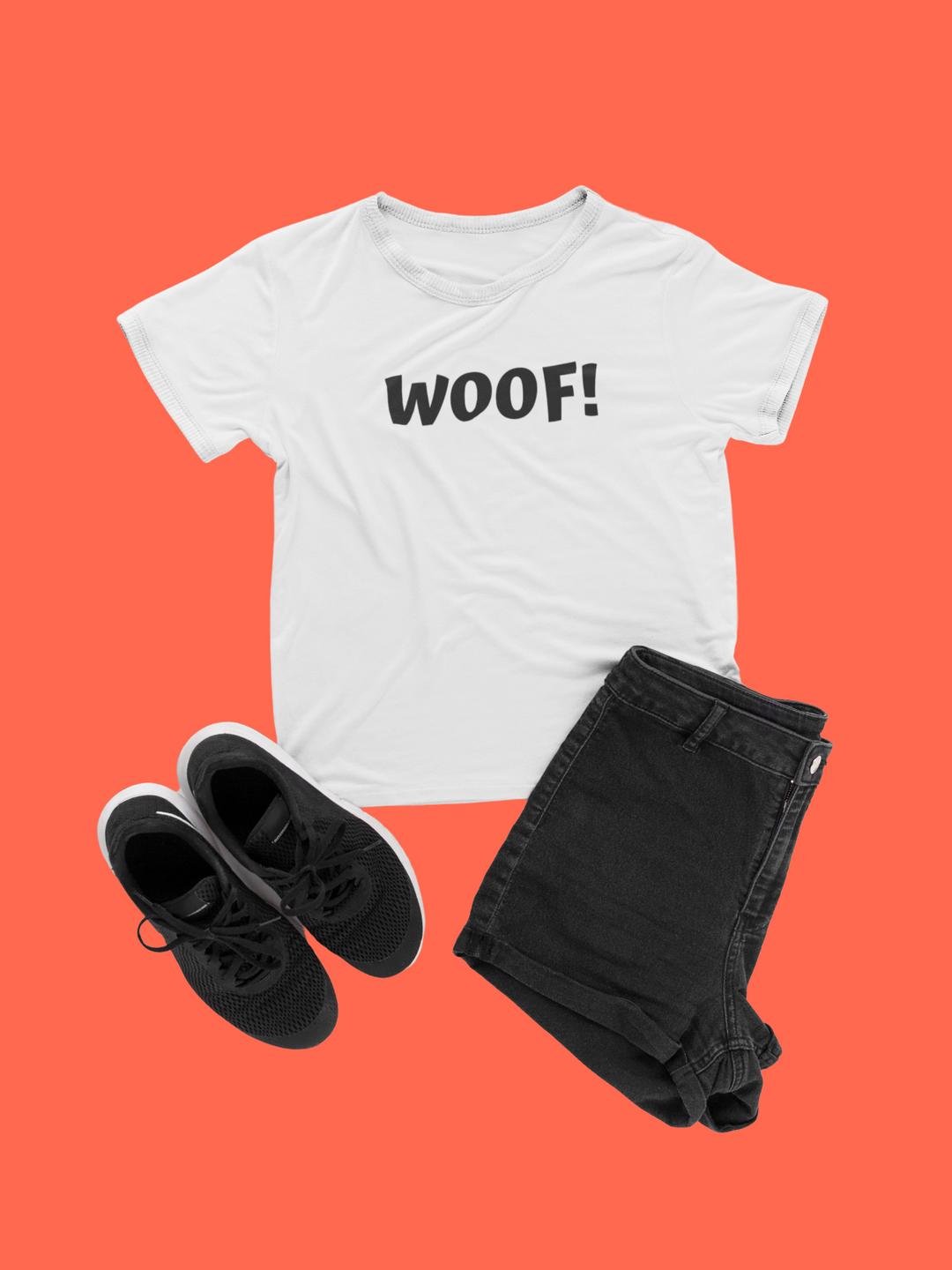 WOOF-  Unisex Jersey Short Sleeve Tee - huserdesigns