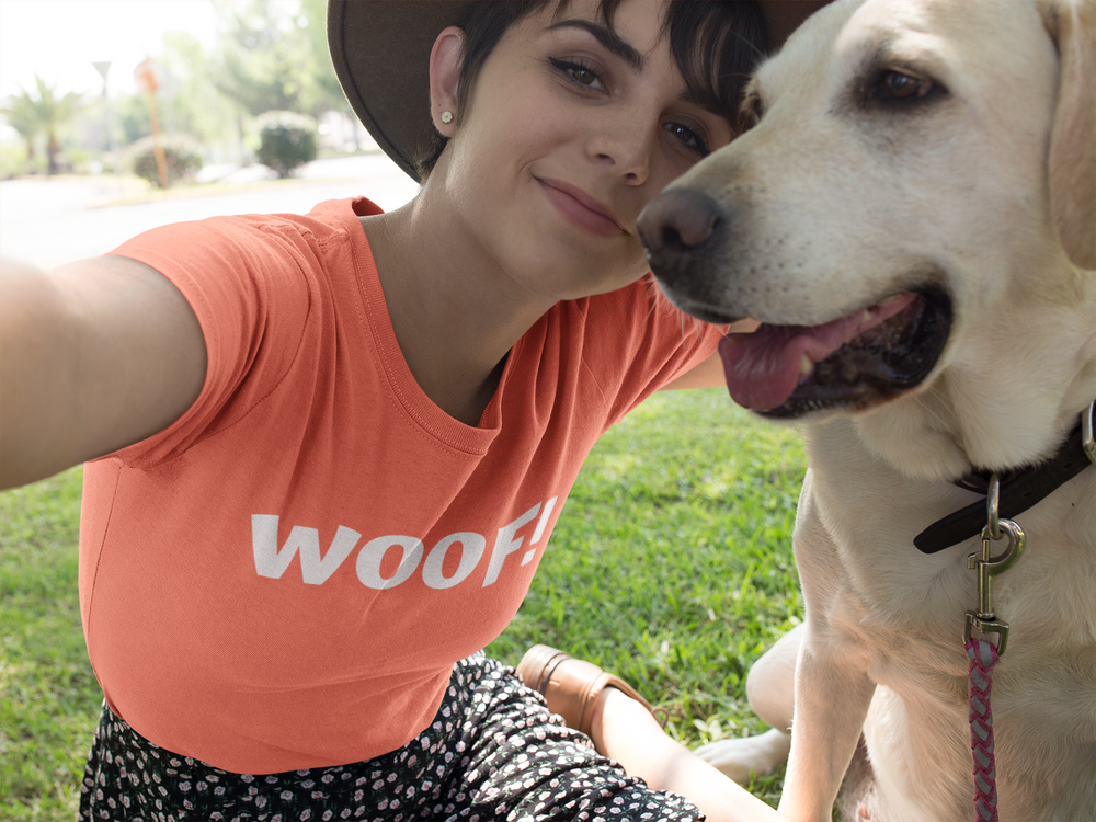 WOOF-  Unisex Jersey Short Sleeve Tee - huserdesigns